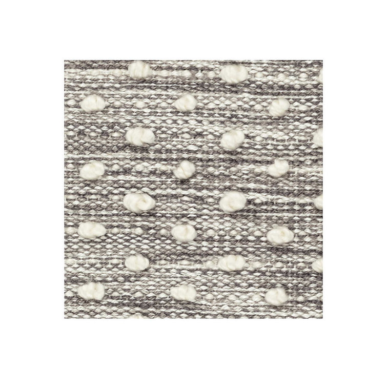 Gray and Ivory Synthetic Flat Woven Handmade Rug 2' x 3'