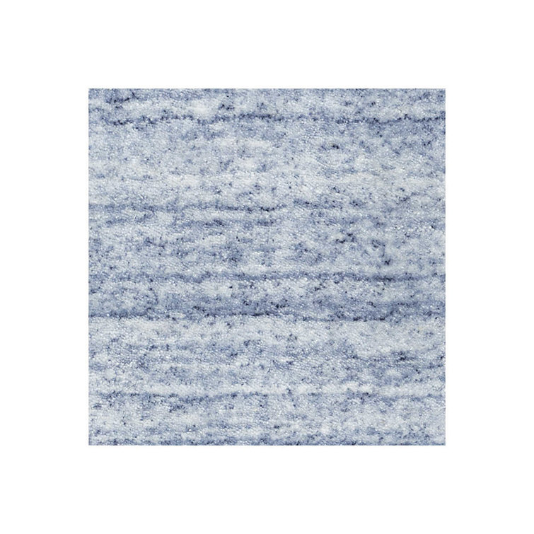 Nordic Sky Stripe Reversible Blue Wool-Blend Rug 36"L x 24"W