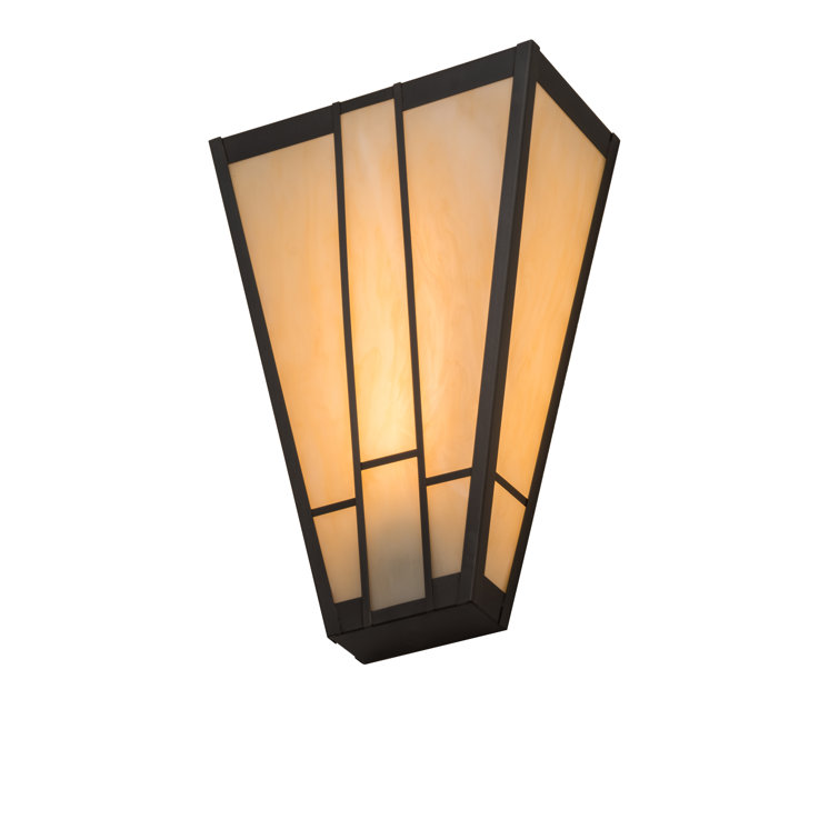 Carmel Onyx Craftsman Brown 6" Dimmable Wall Sconce
