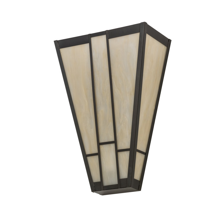 Carmel Onyx Craftsman Brown 6" Dimmable Wall Sconce