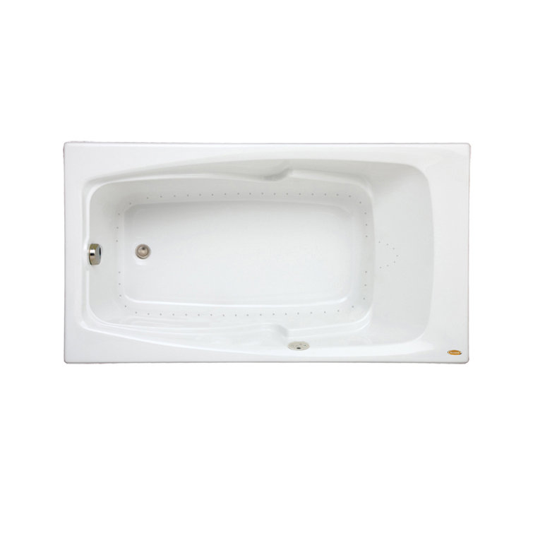 Cetra 60" White Acrylic Skirted Air Bathtub with Jets