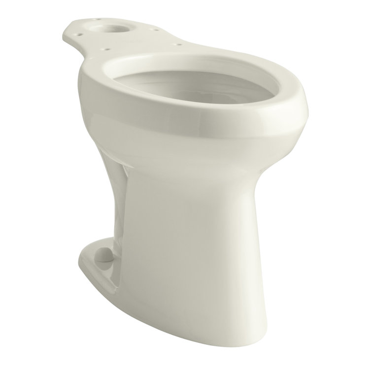 Biscuit Elongated Ceramic Toilet Bowl, 29.25"