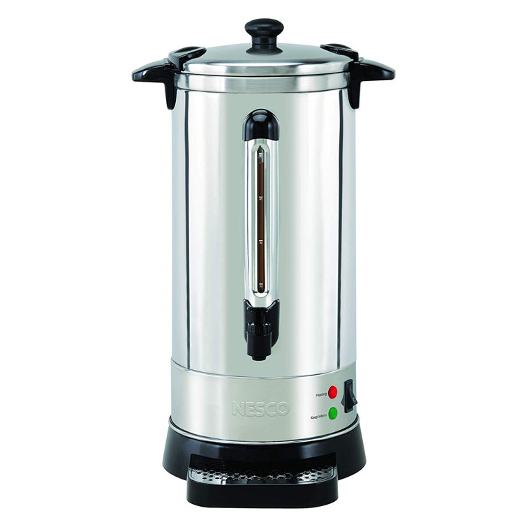 Nesco 50-Cup Stainless Steel Coffee Urn with Locking Lid