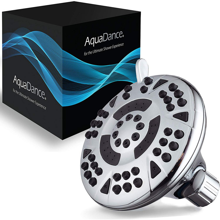 Chrome Handheld Wall Mounted Shower Head with Multiple Settings