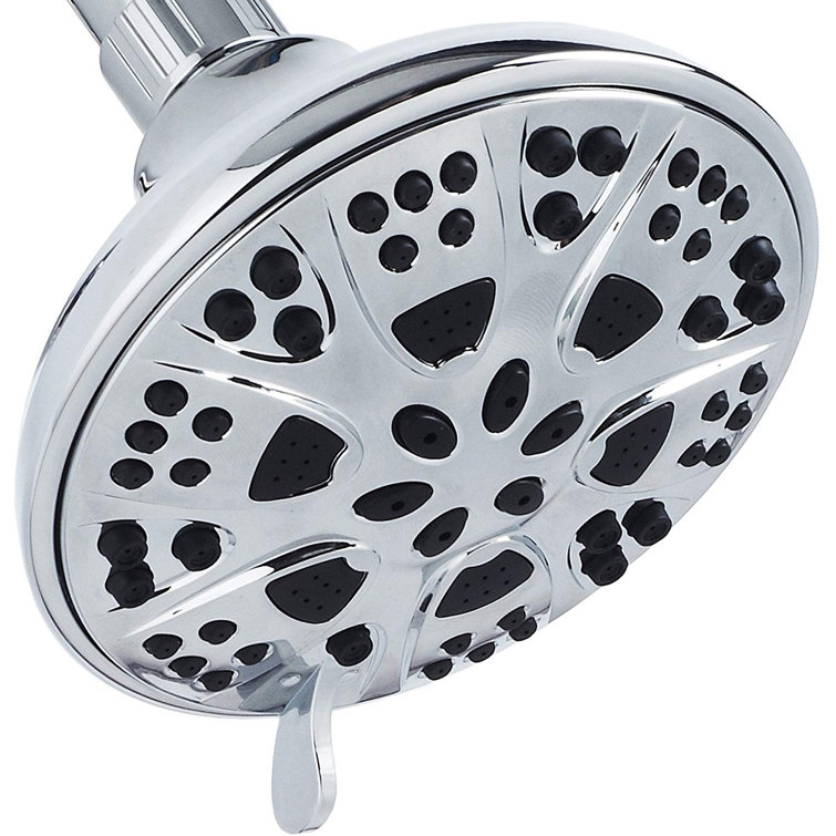 Chrome 5-Inch Handheld Shower Head with 6 Settings