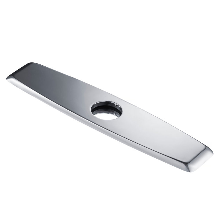 Chrome Deck Plate for Kitchen Faucet