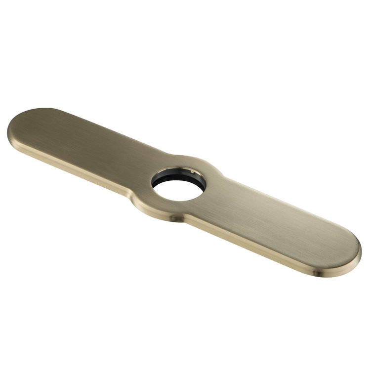 Brushed Gold Metal Deck Plate for Kitchen Faucet