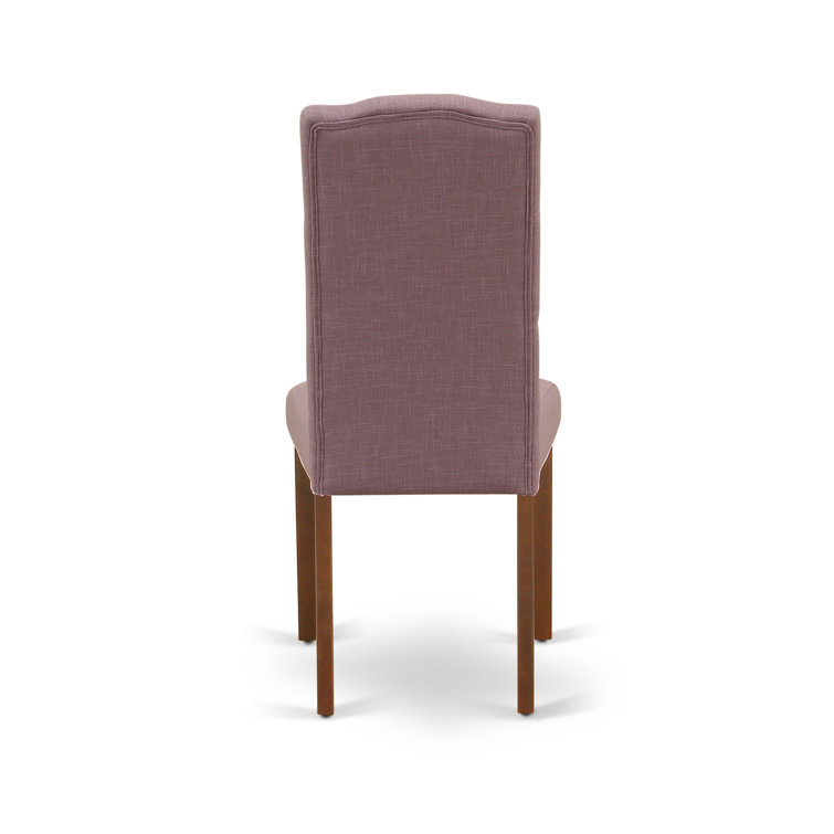 Mahogany Rectangular Dining Table with Dahlia Upholstered Chairs