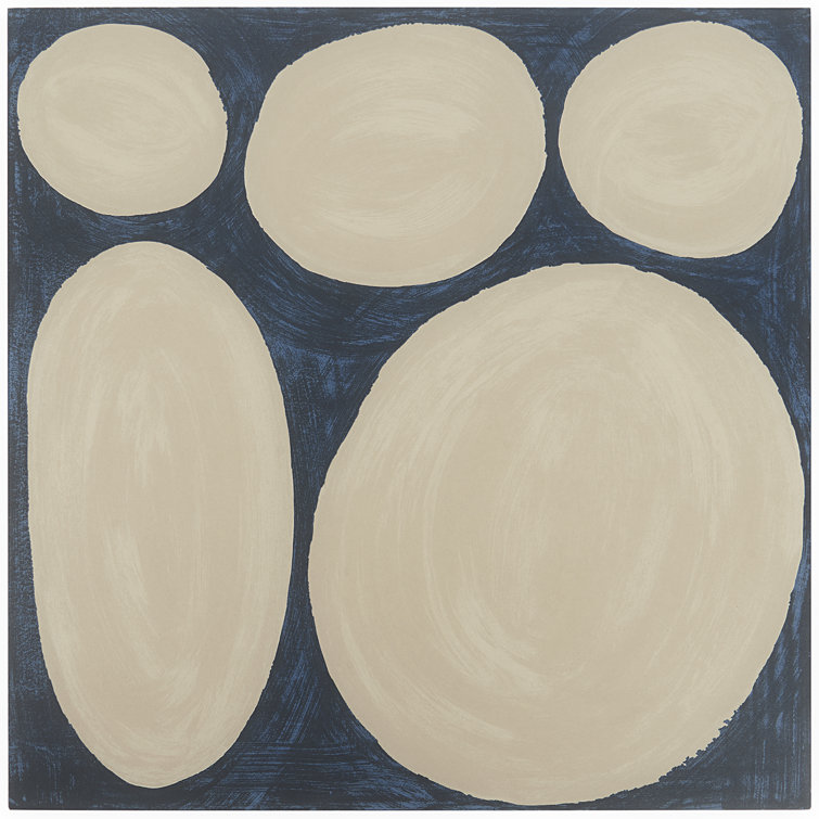 Kaa Large Format Blue and Beige Porcelain Floor Tile