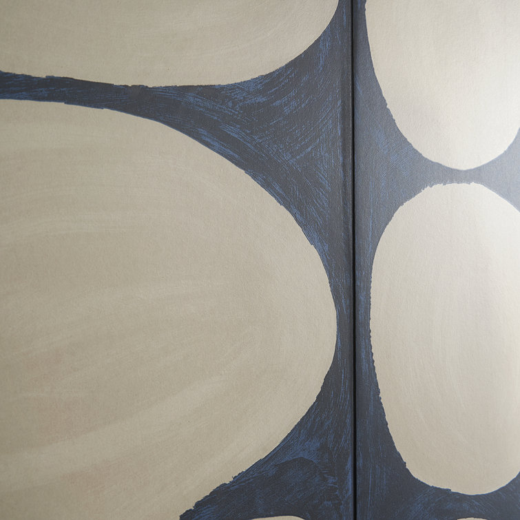 Kaa Large Format Blue and Beige Porcelain Floor Tile