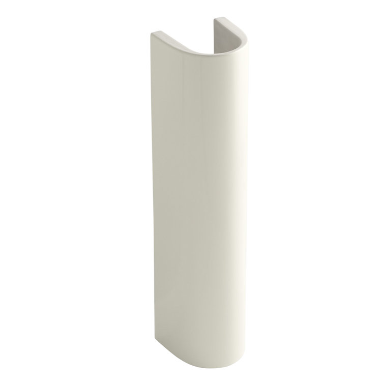 Veer Elegance Porcelain Pedestal in Biscuit White
