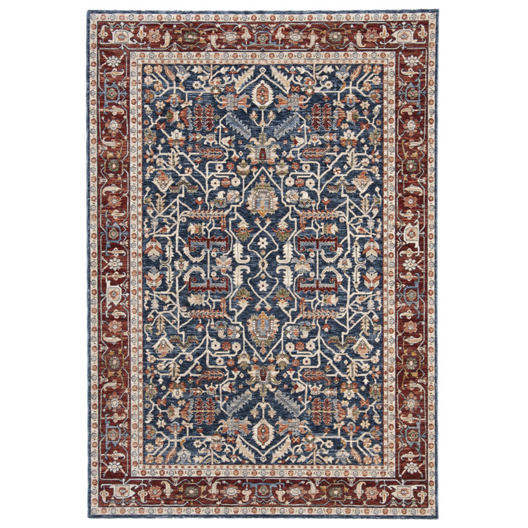 Handmade Black Synthetic Stain-Resistant 9'9" x 13' Area Rug