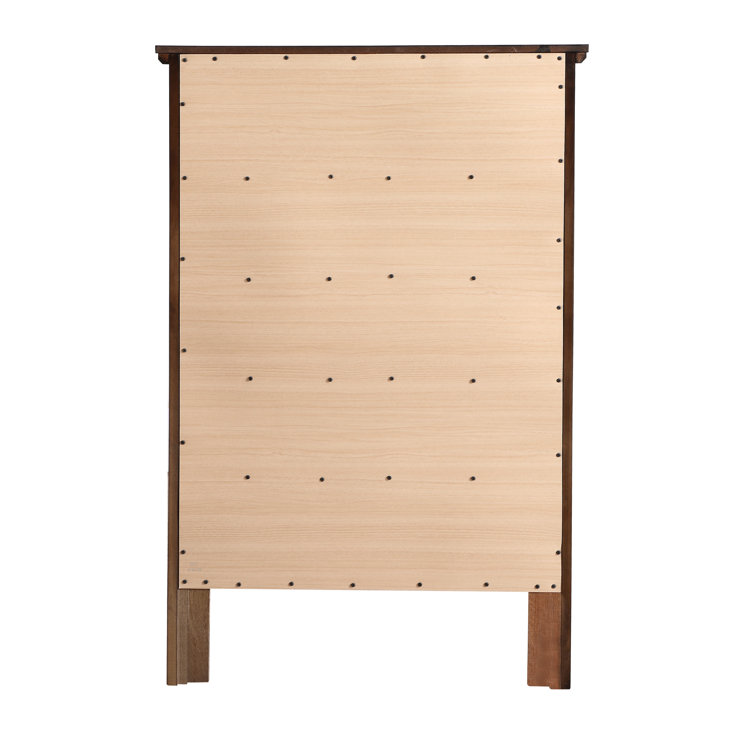 Espresso 5-Drawer Dresser with Dovetail Construction