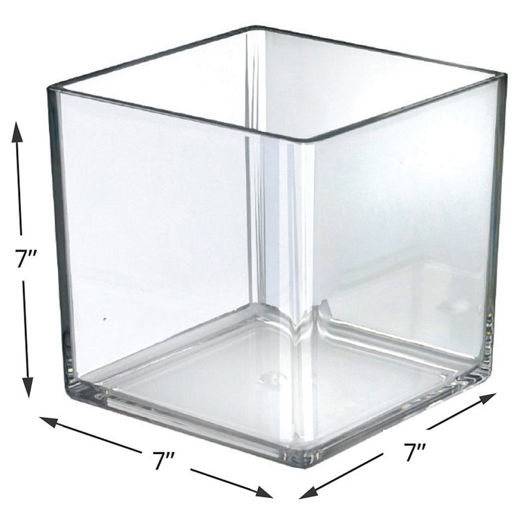 7" Deluxe Clear Acrylic Multi-Supply Holder, Pack of 4