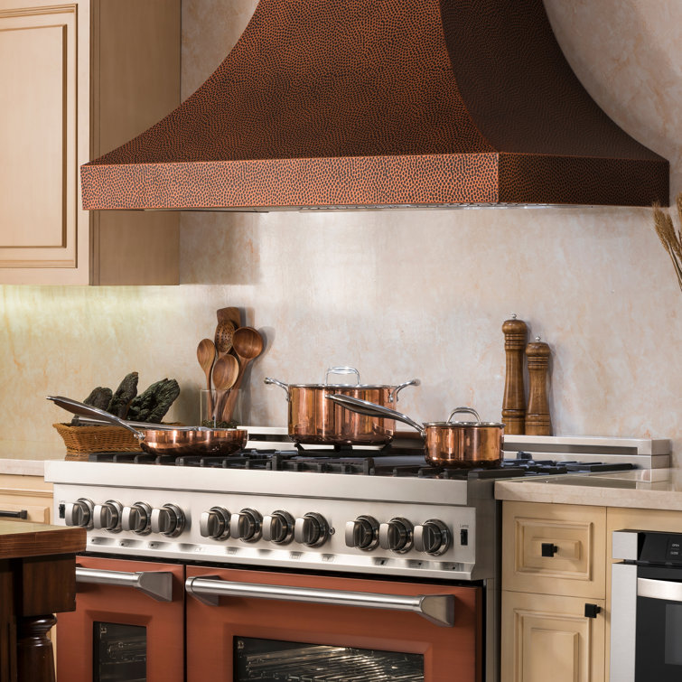 ZLINE 30" Hand-Hammered Copper Wall Mounted Range Hood