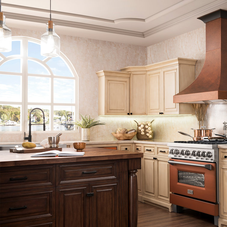ZLINE 30" Hand-Hammered Copper Wall Mounted Range Hood