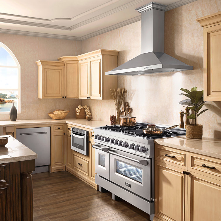 30" Stainless Steel Convertible Wall Mount Range Hood