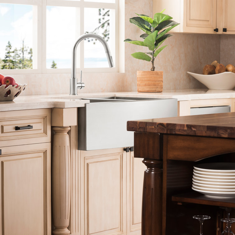 Gemini Chrome High Arc Kitchen Faucet