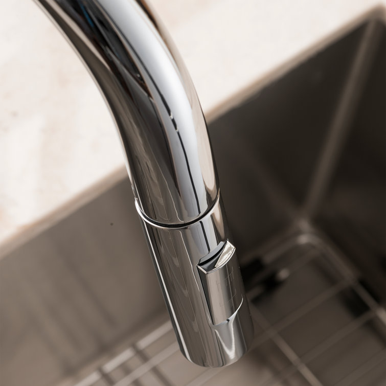 Gemini Chrome High Arc Kitchen Faucet
