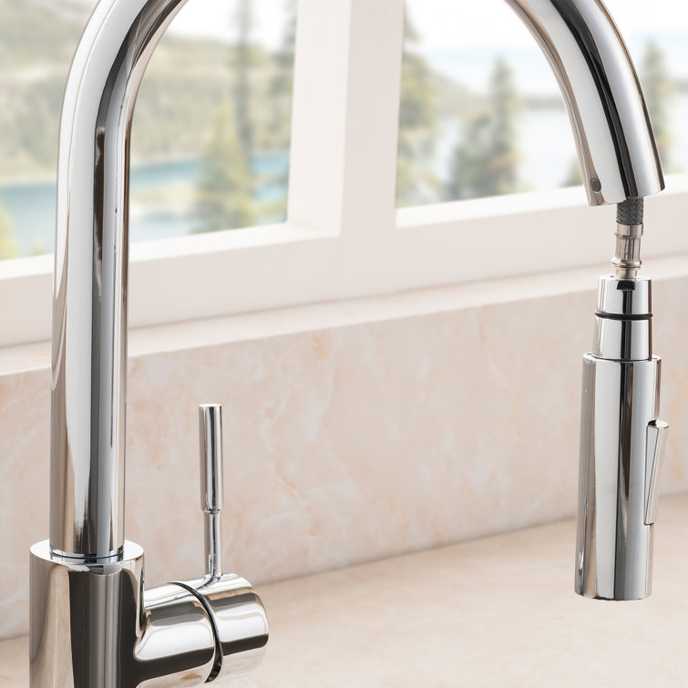 Gemini Chrome High Arc Kitchen Faucet