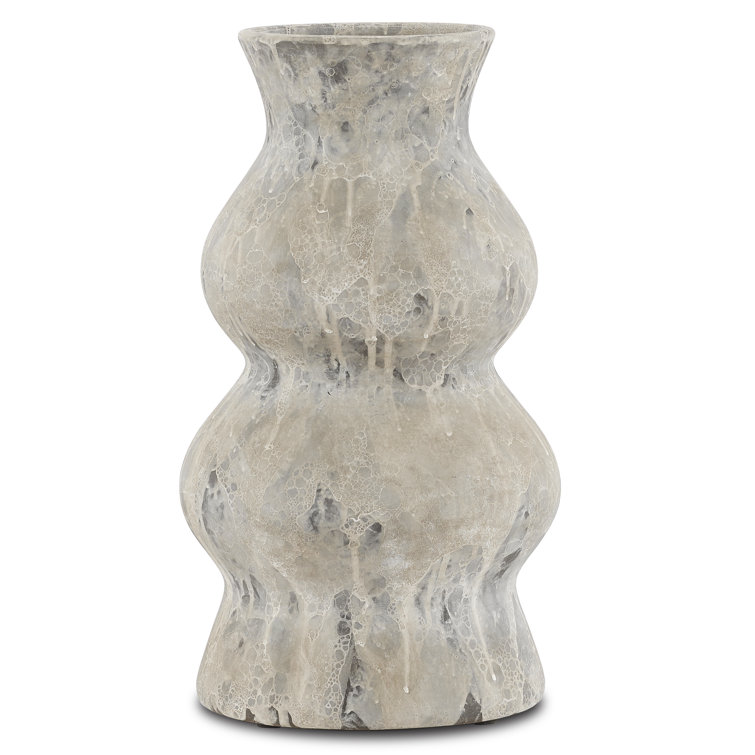 Phonecian Navy & White Handmade Terracotta Decorative Vase