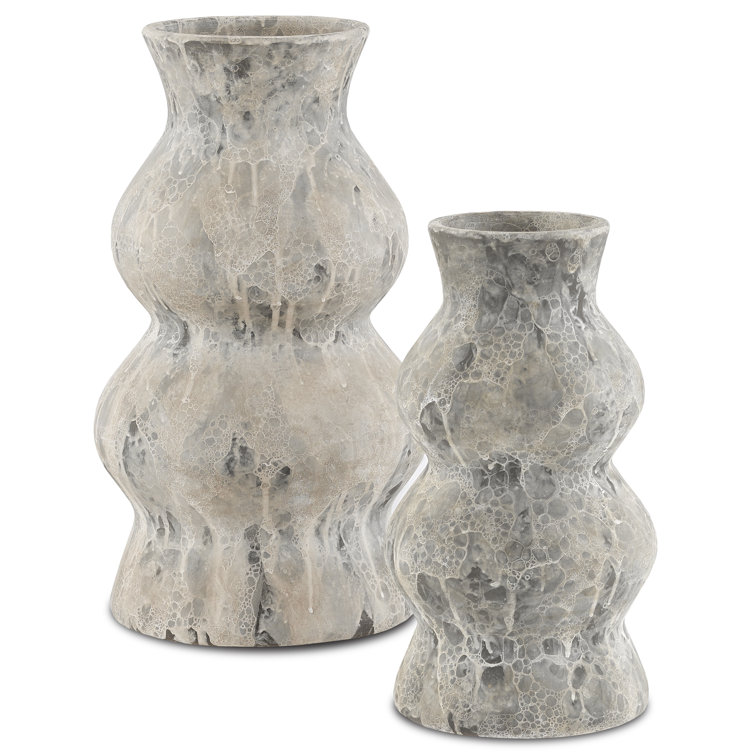 Phonecian Navy & White Handmade Terracotta Decorative Vase