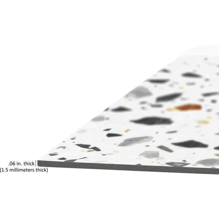 Mosaic Self-Adhesive Vinyl Floor Tiles for Kitchen and Bathroom