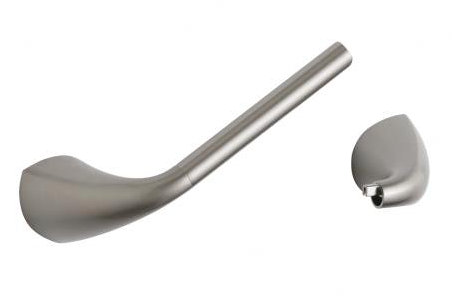 Brushed Nickel Pivoting Toilet Paper Holder