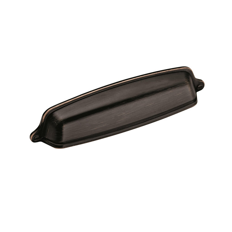 Oil Rubbed Bronze Cabinet Cup Pull with Mounting Hardware