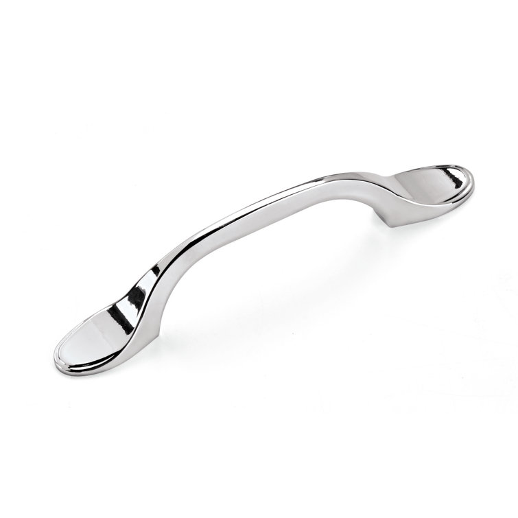 Polished Chrome Traditional Cabinet Bar Pull with Mounting Hardware