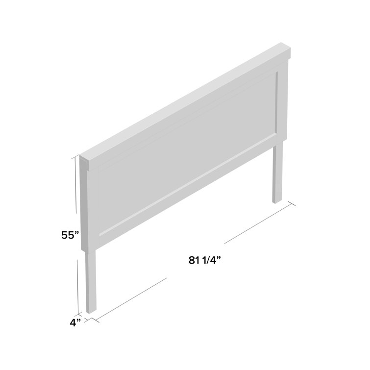 Whitewash King Panel Bed with Storage