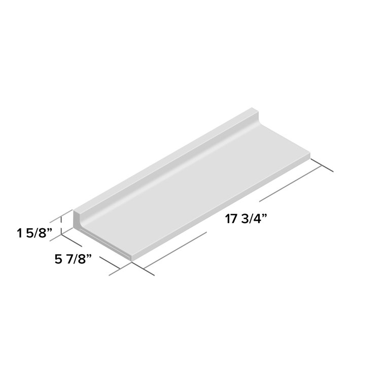 Sunset Blue Shelfish Floating PMMA Wall Shelf