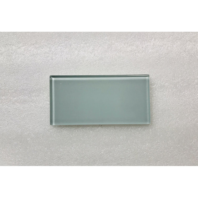 Metro 3x6 Glossy Blue Glass Subway Wall Tile