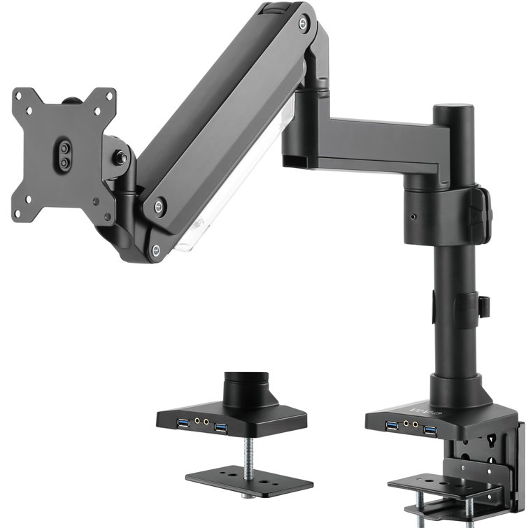ErgoFlex Ultrawide 49" Aluminum Monitor Desk Mount with USB Ports