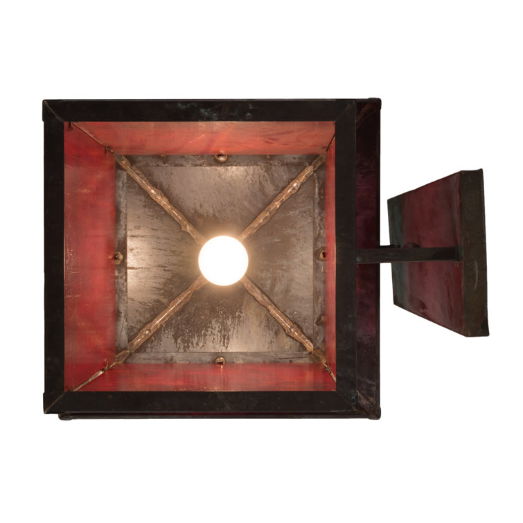 19" Flame Verde Rustic Wall Mounted Sconce