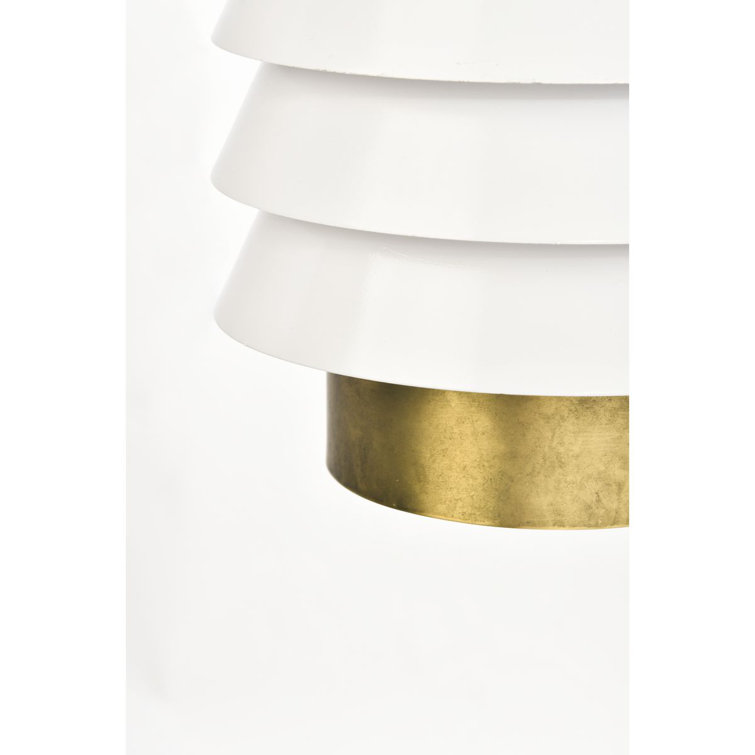 Onshore Brushed Brass 13" Pendant Light with LED Option