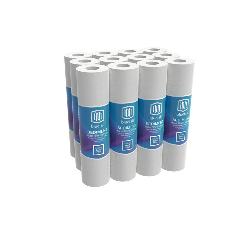 1 Micron Sediment Water Filter Cartridge Pack of 12