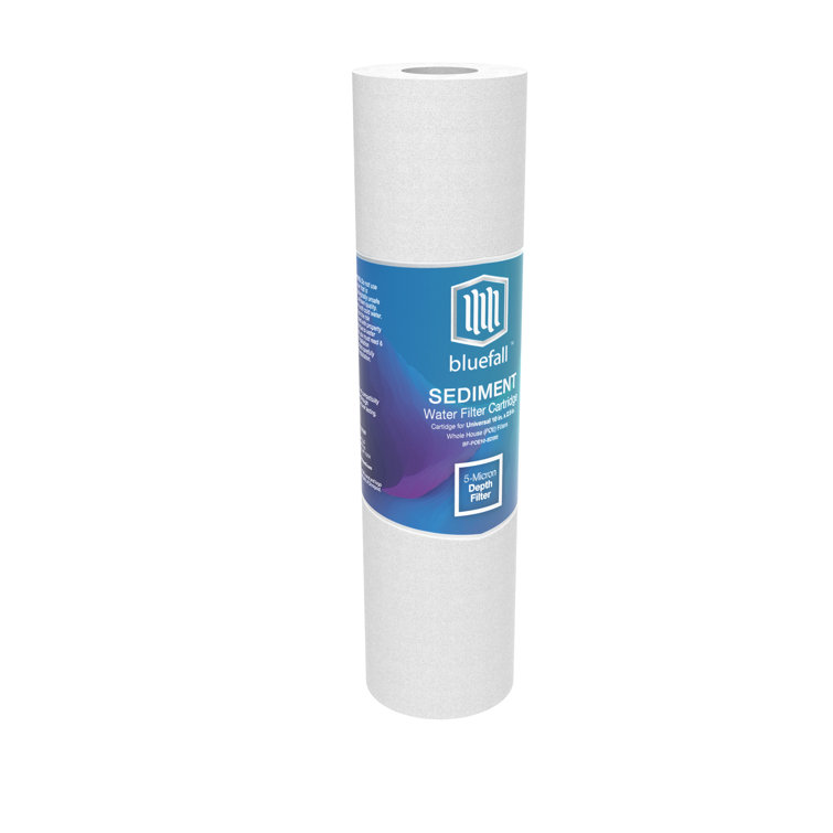 Bluefall 5 Micron Sediment Water Filter Cartridge 12-Pack