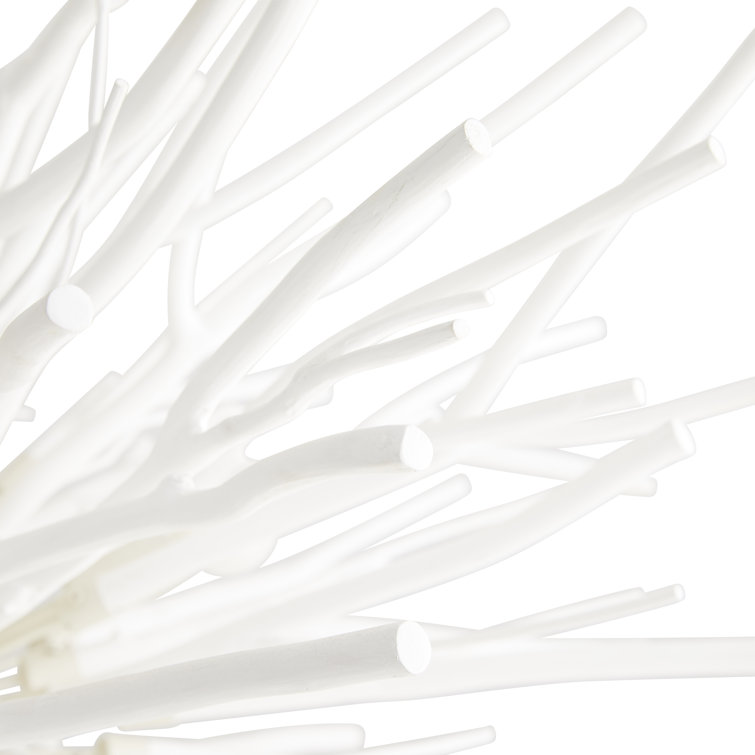 Finch Organic Sputnik 8-Light White Chandelier