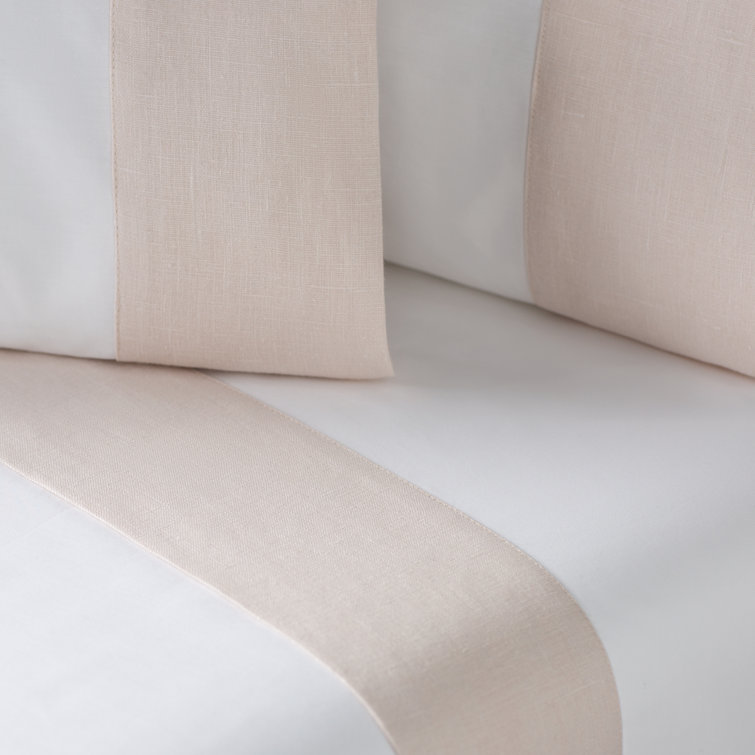 King Blush Cotton Percale Bedding Set