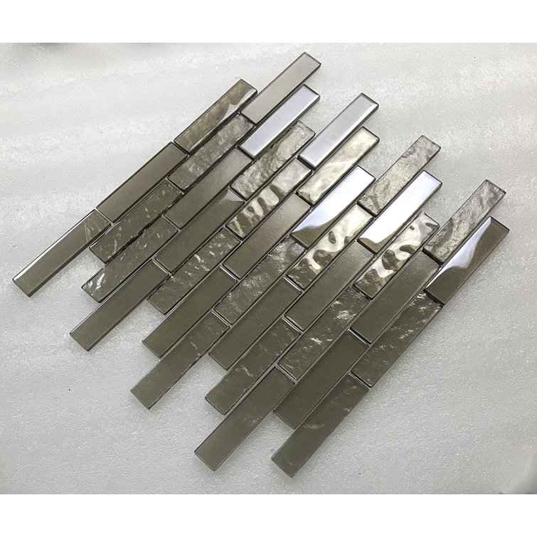 Landscape Bronze Glossy Mosaic Tile for Kitchen and Bathroom