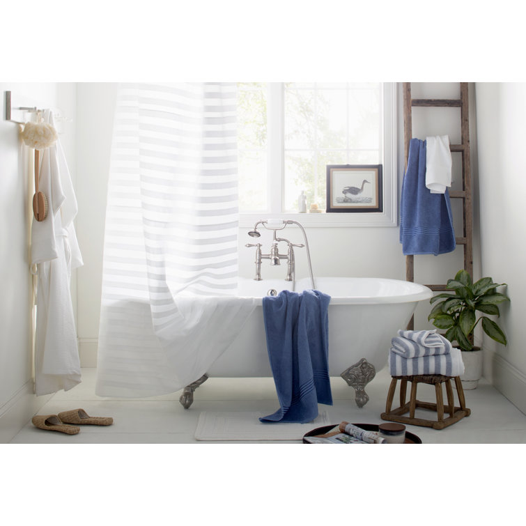 Oversized White Cotton Hand Towel Set of Six
