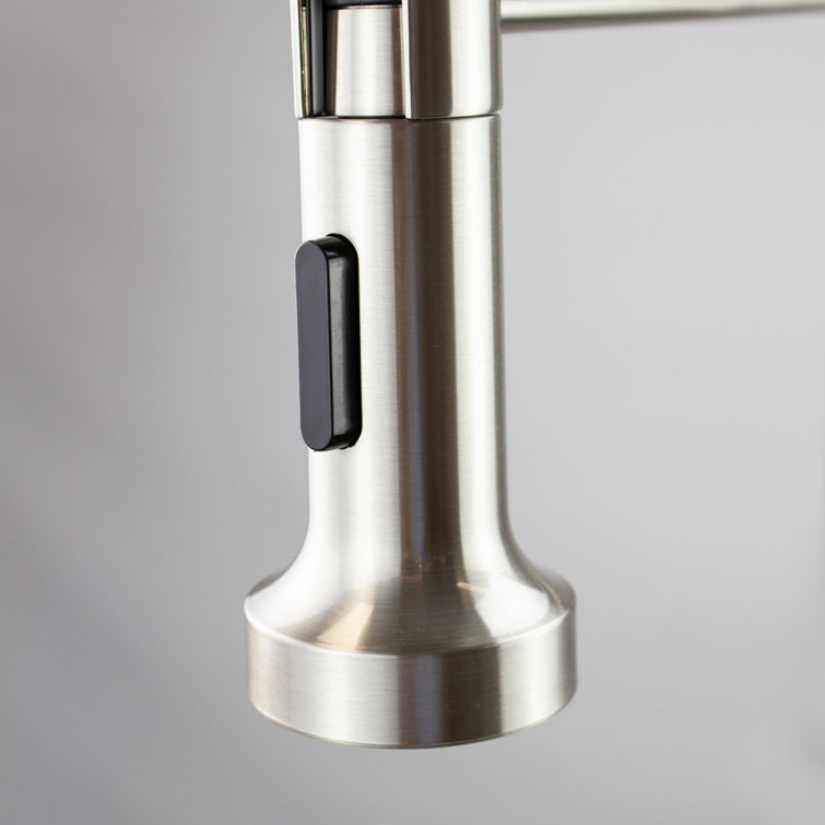 Cuisine Pro Luxe Stainless Steel Pull-down Kitchen Faucet with Sprayer