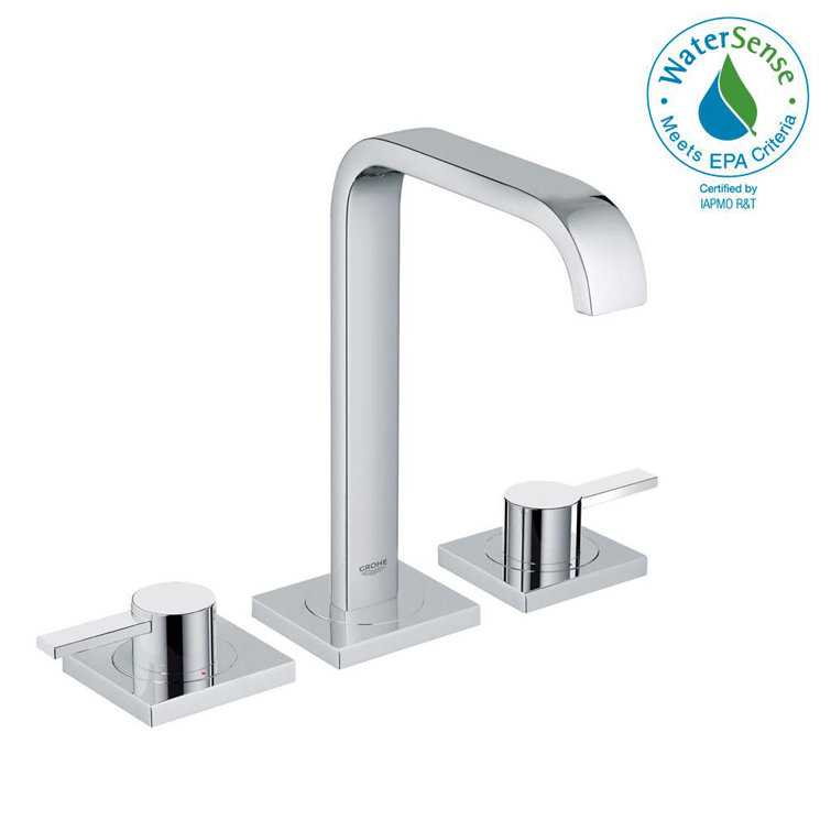 Allure Widespread Bathroom Faucet with Drain Assembly