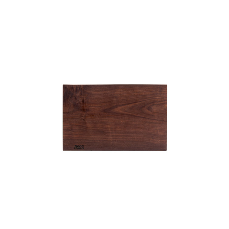 Rustic Walnut Rectangular Cutting Board with Exposed Edges