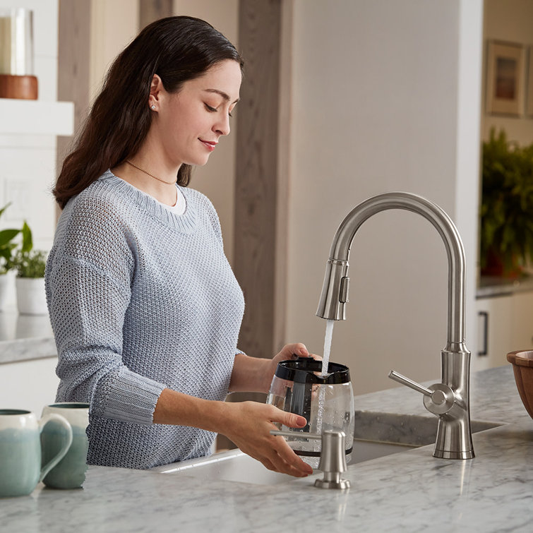 Stainless Steel Optic Kitchen Sink Soap Dispenser
