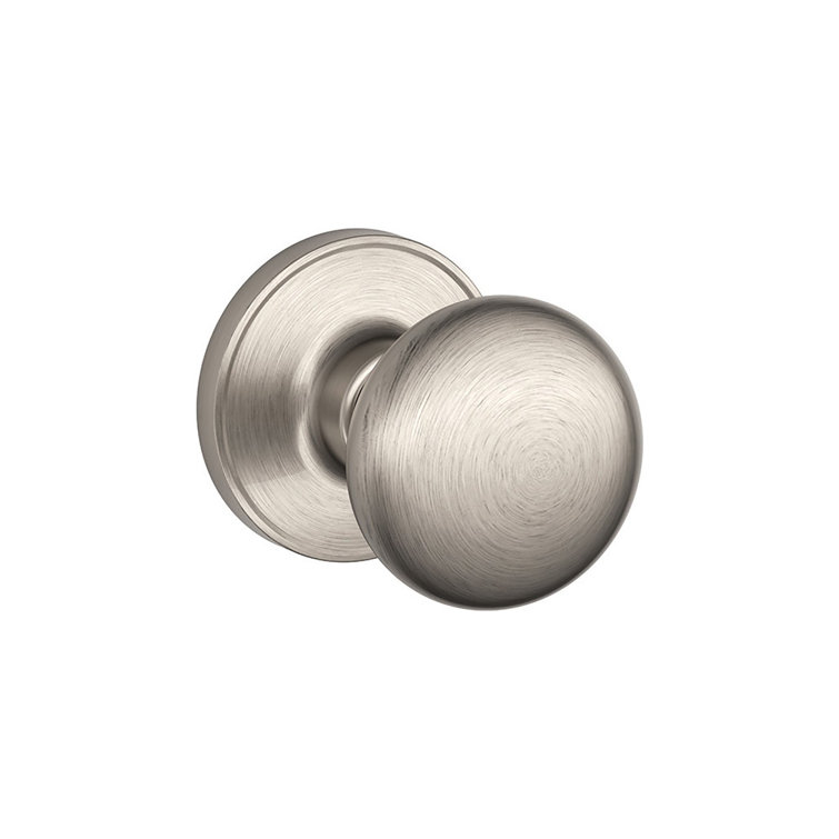 Satin Nickel Round Passage Door Knob