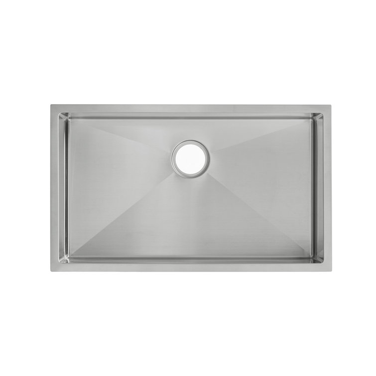 Rivage 32" Stainless Steel Single Basin Undermount Kitchen Sink