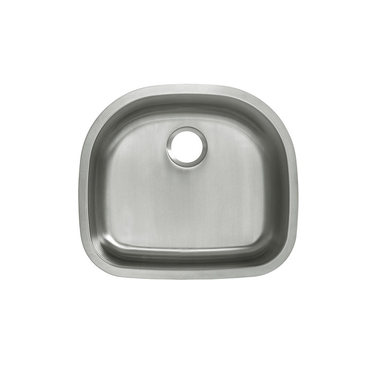 Toulouse 23.62 x 21 Stainless Steel Drop-in Kitchen Sink