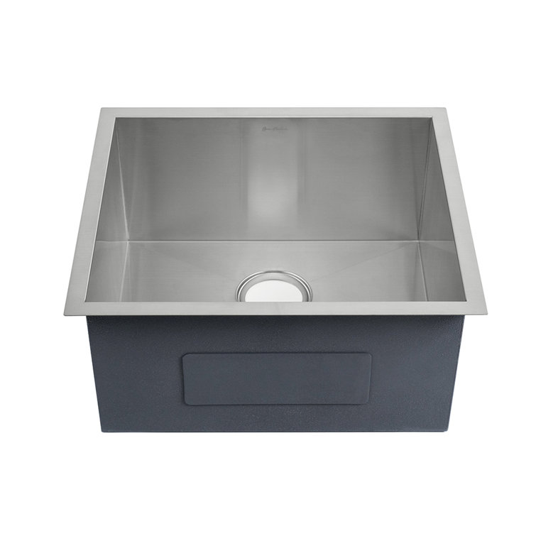 Tourner 21 x 18 Brushed Stainless Steel Undermount Kitchen Sink